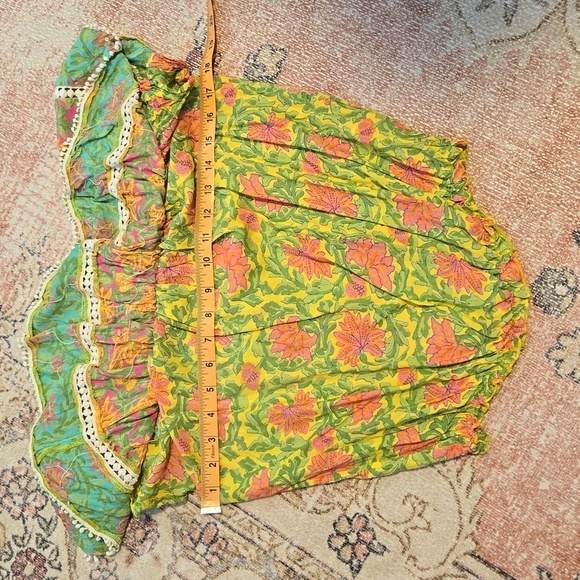 Miss June Paris Sequined Off Shoulder Boho Crop Peasant Top - See Measurements - Picture 13 of 14